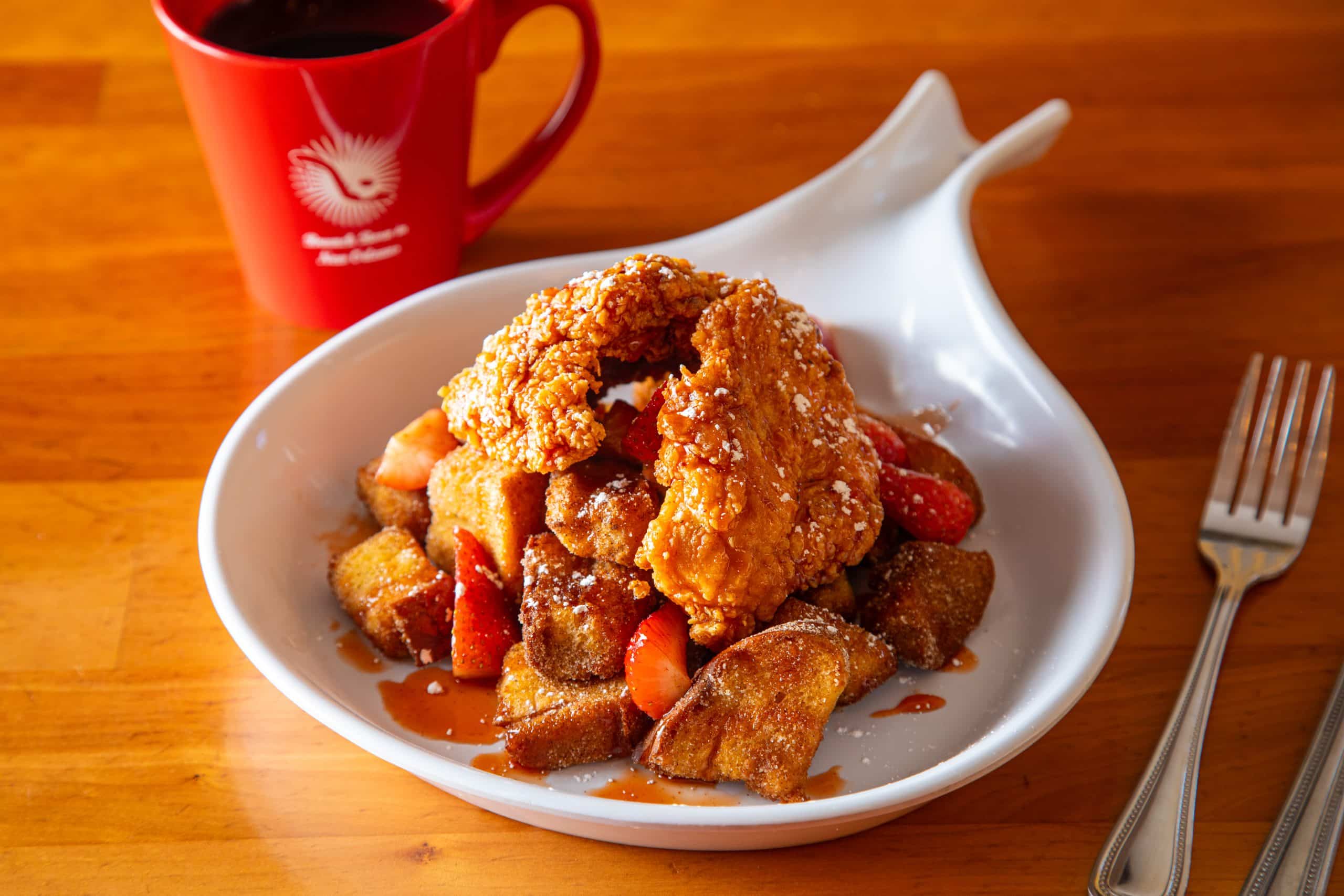 Sweet Heat Chicken and French Toast Bites