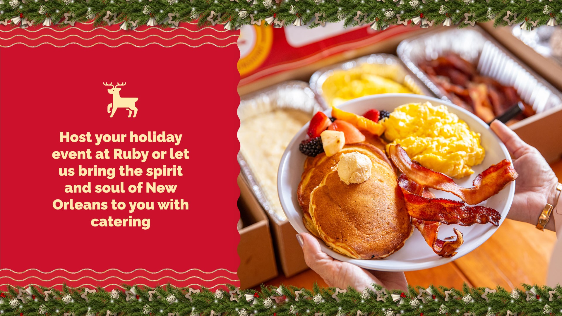 Holiday Catering at Ruby Slipper & Ruby Sunshine